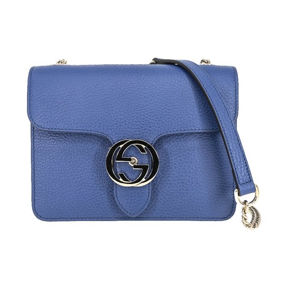 Gucci Handbags - Gucci 510304 GG Interlocking Leather Cross Body Bag